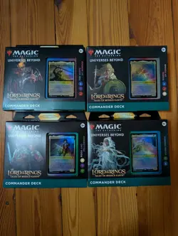 MtG The Lord of The Rings: Tales of Middle-Earth Commander Decks Set - OVP - Image 2