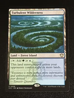 MTG Commander: Secrets of Strixhaven Turbulent Wilderness 0059 NM Rare - Image 1