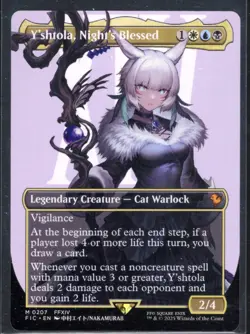MTG FINAL FANTASY #207 Y'shtola, Night's Blessed (Borderless) Non-Foil - Image 1