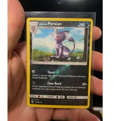 The Pokemon Company Alolan Persian 79/149 SM Base Set Reverse Holo Uncommon EN … - Image 1