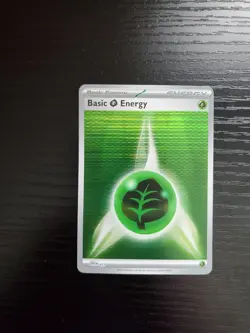 Pokemon SV: Black Bolt & White Flare -Basic Grass Energy 017 - Holo - Image 1