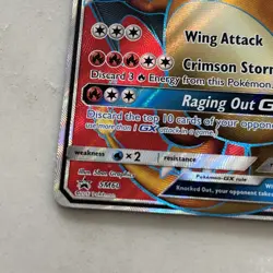 Charizard GX SM60 JUMBO Oversized Holo Promo Pokemon TCG Look - Image 2