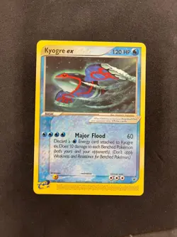 POKEMON UNGRADED KYOGRE EX 001 P NINTENDO BLACK STAR PROMOS NON HOLO NM - Image 2