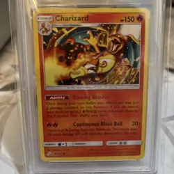 2019 POKEMON SUN & MOON TEAM UP CHARIZARD #14 - PSA 10 GEM MINT - Image 2