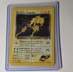 Pokemon Rocket's Zapdos 15/132 Gym Challenge Holo Rare 70 HP English - Image 3