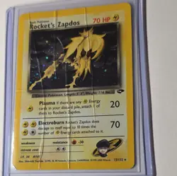 Pokemon Rocket's Zapdos 15/132 Gym Challenge Holo Rare 70 HP English - Image 5