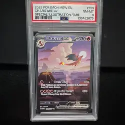 Pokemon Charizard ex 199/165 Sv: Scarlet & Violet 151 SIR Holo PSA 8 EN - Image 1
