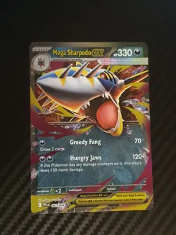 Pokemon - Mega Sharpedo ex - 061/094 - ME Phantasmal Flames - Half-Art - Image 1