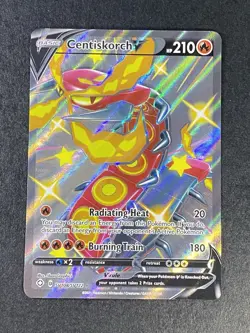 Centiskorch V Ultra Rare - SV108/SV122 Shining Fates Shiny Vault - Pokemon NM - Image 2