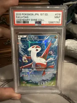 2015 Japanese Pokemon Latias 018/027 1st Ed Full Art Holo PSA 9 - Image 1