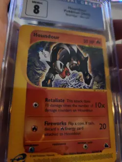 2003 Skyridge 66/144 Houndour eReader CGC 8 MINT PSA Pokemon TCG - Image 1