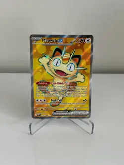 Meowth ex 107/088 Perfect Order ME Full Art Rare Pokemon NM - Image 1