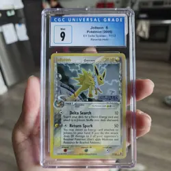 2005 Pokemon EX Delta Species Reverse Holo Jolteon #7 CGC 9 - Image 2
