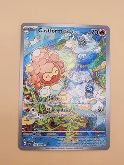 Castform 195/191 Surging Sparks Illustration Pokemon Near Mint (NM) - Image 2