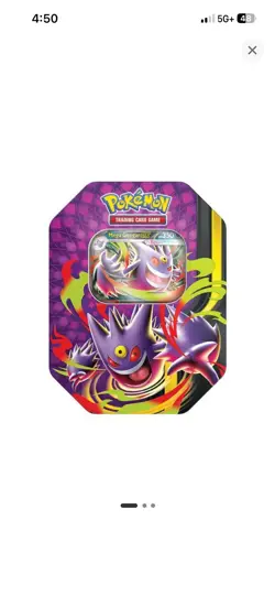 Pokemon Mega Moonlit Tin Mega Gengar & Clefable Tin Set PREORDER Ships June 9th - Image 3