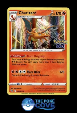 Charizard 010/078 | Pokemon GO Holo | Pokemon Rare Holo | NM - Image 1
