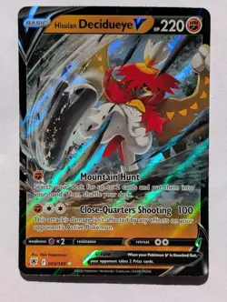 Hisuian Decidueye V 083/189 Swsh10 - Pokemon Astral Radiance - Near Mint Rare - Image 1