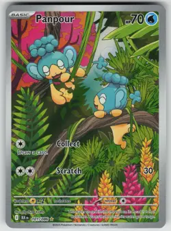 PANPOUR 101/086 HOLO ILLUSTRATION RARE BLACK BOLT POKEMON HOLO NEAR MINT - Image 1