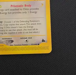 Pokemon Ditto 51/144 EX Delta Species Rare Basic 50HP English 2003 - Image 4