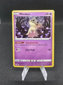 Pokemon TCG Mimikyu Darkness Ablaze 081/189 Cosmos Holo Rare - Image 1