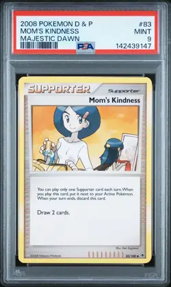 MOM'S KINDNESS 83/100 MAJESTIC DAWN POKEMON TCG PSA 9 MOTHERS DAY GIFT - Image 1