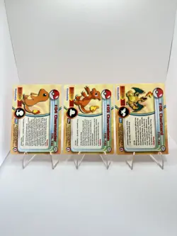Pokemon Tcg Vintage Topps Charmander/Charmeleon/Charizard Evolution Set Non Foil - Image 2