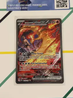 Team Rocket's Moltres ex #229/182 Destined Rivals NM/Near Mint Pokemon 2025 - Image 2