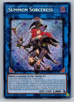 Summon Sorceress - BLMM-EN157 - Secret Rare - 1st Edition Yugioh - Image 1