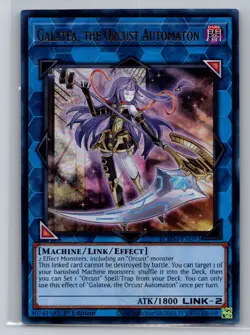 BLMM-EN093 "Galatea, the Orcust Automaton" Emblazoned Ultra Rare YuGiOh! - Image 1