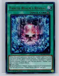 Yugioh! Fabled Realm's Revival - BLMM-EN015 - Ultra Rare - 1st Edition - Image 1