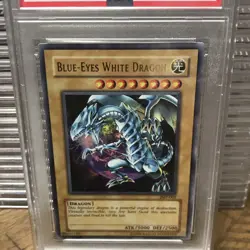 Yugioh Blue Eyes White Dragon Shonen Jump Promo JMP-001 PSA 10 Gem Mint - Image 3