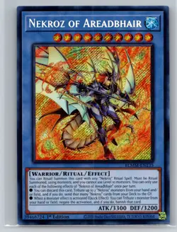 Nekroz Of Areadbhair - Secret Rare 1st Edition BLMM-EN135 YuGiOh - Image 1