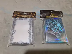 Yugioh Inner and Outer Border Sleeves Blue Eyes White Dragon - Image 1