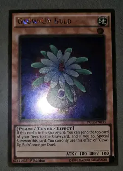 Yugioh Glow Up Bulb PGL2-EN Gold Rare 1st Edition NM - Image 1