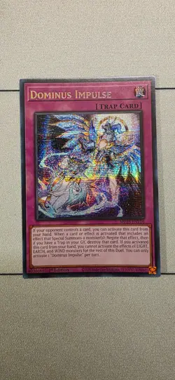 Yugioh Dominus Impulse MP25-EN116 Prismatic Secret Rare 1st Edition NM - Image 1