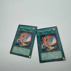 2X FUSION RECOVERY SPELL CARD 1ST EDITION CRV-EN038 COMMON YUGIOH HP - Image 1