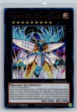 Number S38: Titanic Galaxy - Ultra Rare 1st Edition BLMM-EN038 - YuGiOh - Image 1