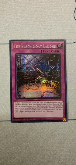 Yugioh - The Black Goat Laughs - MP25-EN057 - Prismatic Secret Rare - NM/M - Image 1