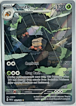 Crustle 183/182 Illustration Rare Paradox Rift Pokemon NM - Image 1