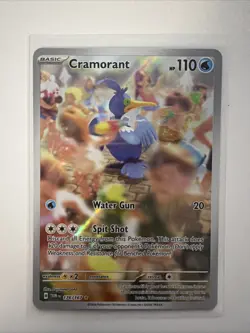 Pokemon Cramorant 176/167 Sv06 Twilight Masquerade Illustration Rare Holo Engli… - Image 1