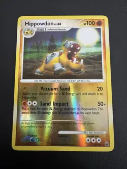 POKEMON TCG HIPPOWDON 21/100 D&P MAJESTIC DAWN REVERSE FOIL RARE!! - Image 1