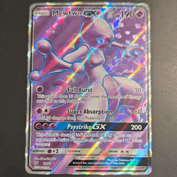 Pokemon TCG Mewtwo GX Full Art Holo 72/73 Shining Legends - Image 1