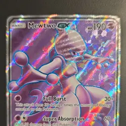 Pokemon TCG Mewtwo GX Full Art Holo 72/73 Shining Legends - Image 4
