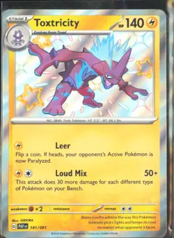 Toxtricity SV: Paldean Fates 141/091 NM - Pokemon TCG - Image 1