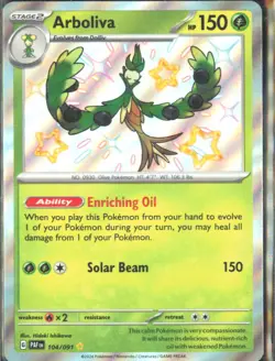 Arboliva SV: Paldean Fates 104/091 NM - Pokemon TCG - Image 1
