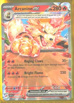 Pokemon TCG - Arcanine ex - SV01: Scarlet & Violet Base Set 032/198 NM - Image 1