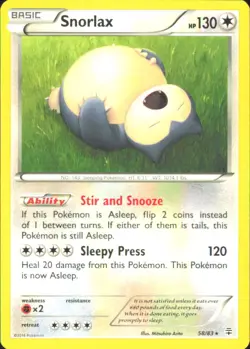 Pokemon TCG - Snorlax Generations 58/83 MP - Image 1