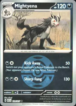 Mightyena - (Dusk Ball) ME: Ascended Heroes 129/217 NM - Pokemon TCG - Image 1