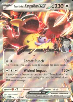 Team Rocket's Kangaskhan ex ME: Ascended Heroes 162/217 NM - Pokemon TCG - Image 1