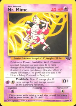 Mr. Mime (22) Jungle 22/64 MP - Pokemon TCG - Image 1